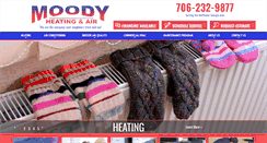 Desktop Screenshot of moodyheatingandair.com